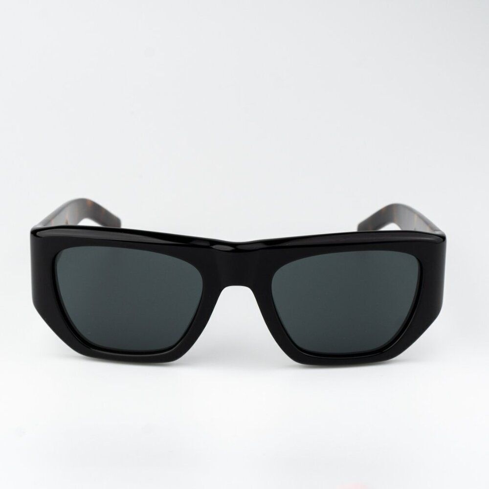 NEW Saint Laurent SL740 004 Black Havana Square Unisex Sunglasses - Picture 4 of 11